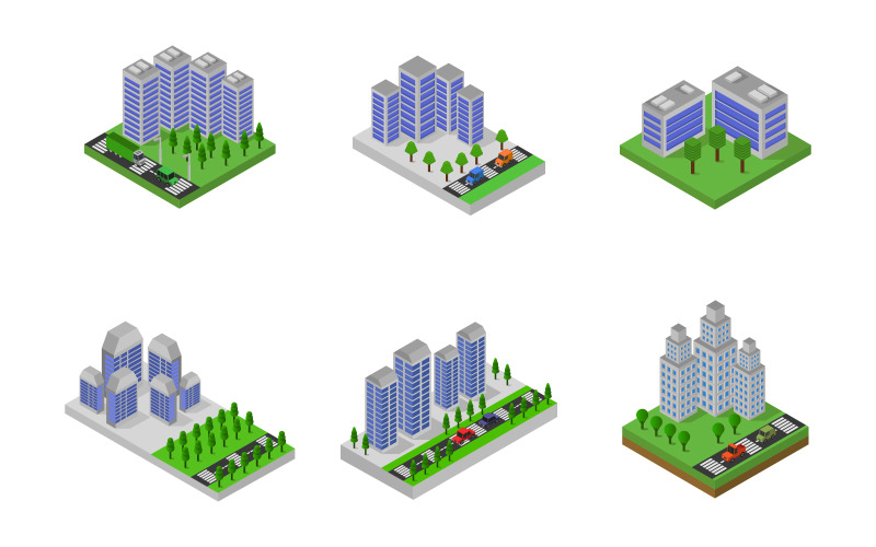 Download Vector "Isometric City Set On White Background - Vector Image" / Isometric City Set On White Background - Vector Image - Vector на тему графика illustration,set,map,graphic,vector,construction,street,house,icon,collection,isometric,3d,building,urban,home,business,architecture,design,flat,isolated