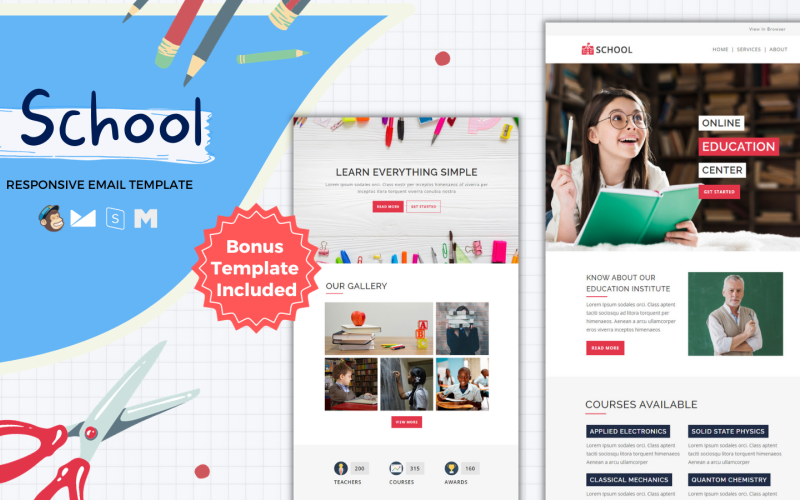 Modello Newsletter - Email scuola