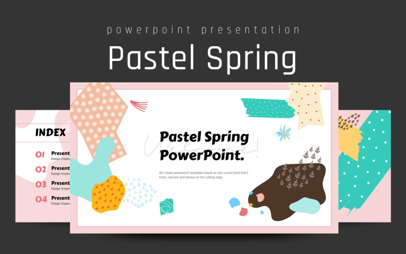 Pastel Spring PowerPoint šablony