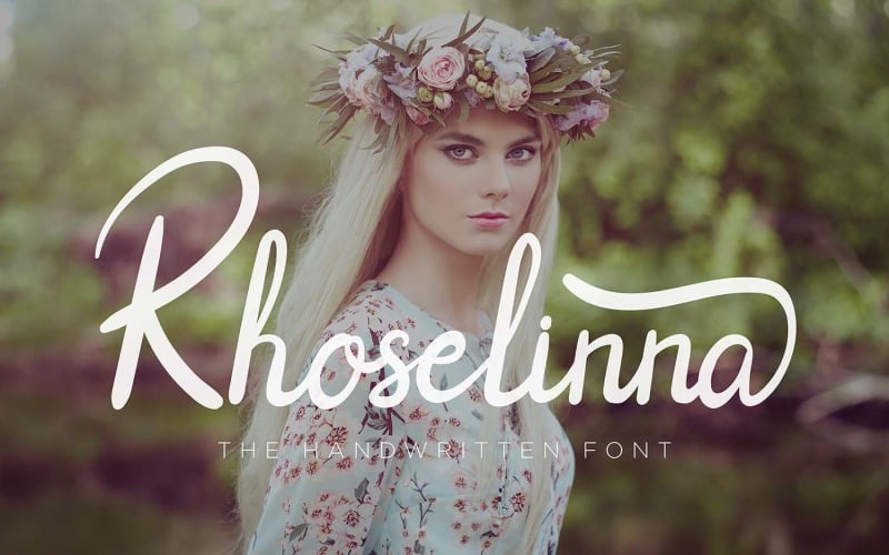 Rhoselinna - Handwritten Font