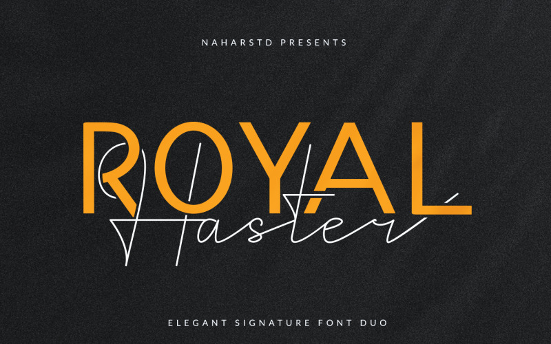 Royal Haster - Duo Schriftart