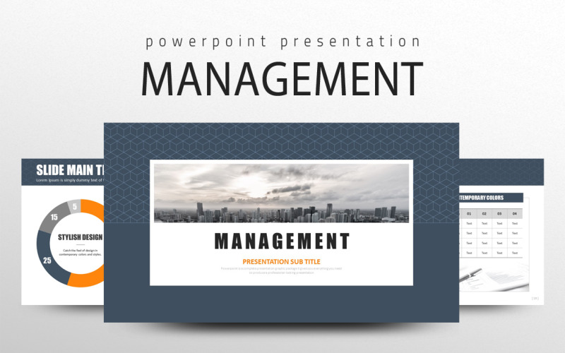 Шаблон управления PPT PowerPoint