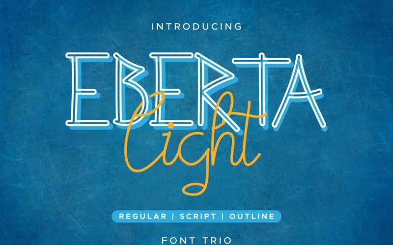 Eberta Light字体