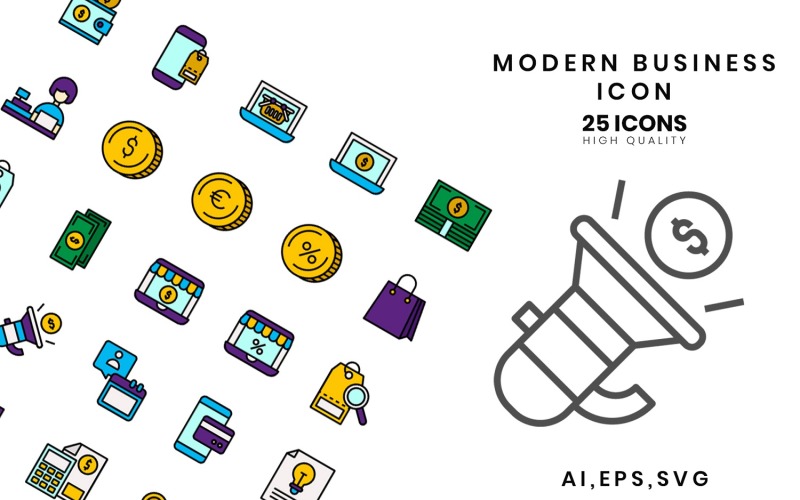 Download Набор иконок "Modern Business Styles, Line Color, Flat Color Icon Set" / Modern Business Styles, Line Color, Flat Color Icon Set - Набор иконок на тему графика bank,contact,delivery,eco,education,graph,internet,linear,media,money,pictogram,school,seo,shop,social,ui,technology,app,web,market