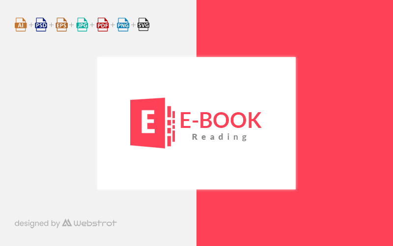 Šablona loga eBook