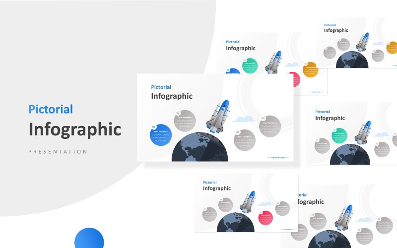 Společnost Product Roadmap Infografická prezentace PowerPoint šablona