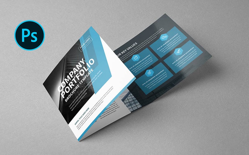 Download Фирменный стиль "Square Trifold Brochure - Corporate Identity Template" / Square Trifold Brochure - Corporate Identity Template - Фирменный стиль на тему графика a4,annual,annual report,business,business catalog,catalog,catalog template,catalogs,catalogue template,chart,charts,clean,corporate,customizable,customize,design,elegant,indesign,infographic,