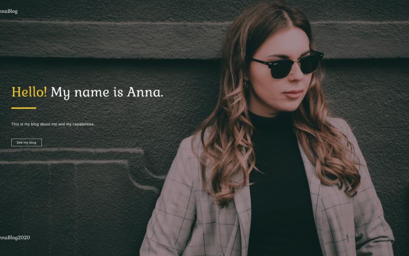 HTML Portfolio Landing Page Template