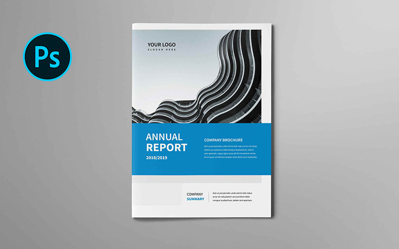 Geschäftsbericht Broschüre - Corporate Identity Template