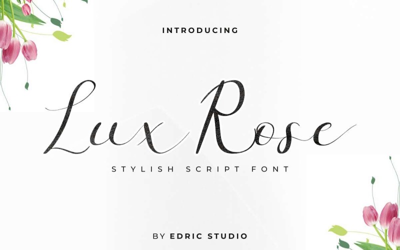Lux Rose betűtípus