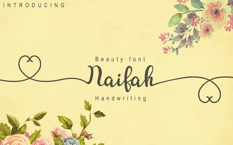 Download Шрифт "Naifah Handwriting Font" / Naifah Handwriting Font - Шрифт на тему графика branding,business,calligraphy font,cool font,cursive font,custom hand,elegant font,fashion,greeting card,handwriting,logo,love font,mahligai normal,naifah handwriting,script font,templete,tre