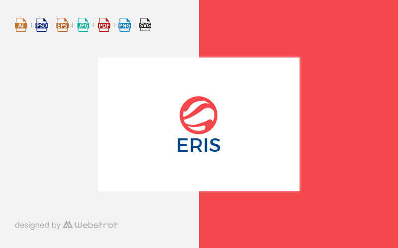 Eris Earth Logo sjabloon