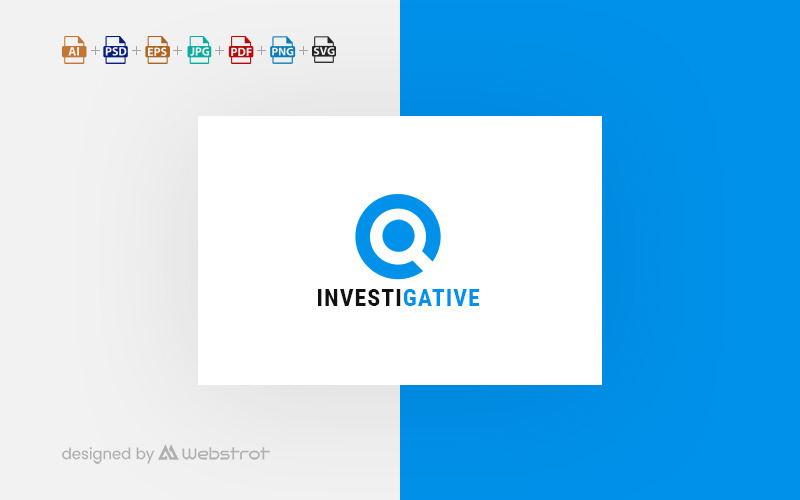 Investigativní Logo šablona