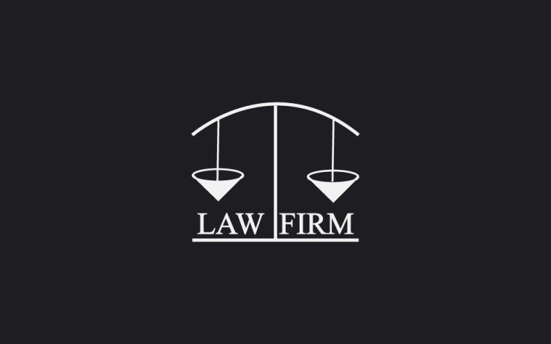 Modèle de logo de conception de ferme de droit