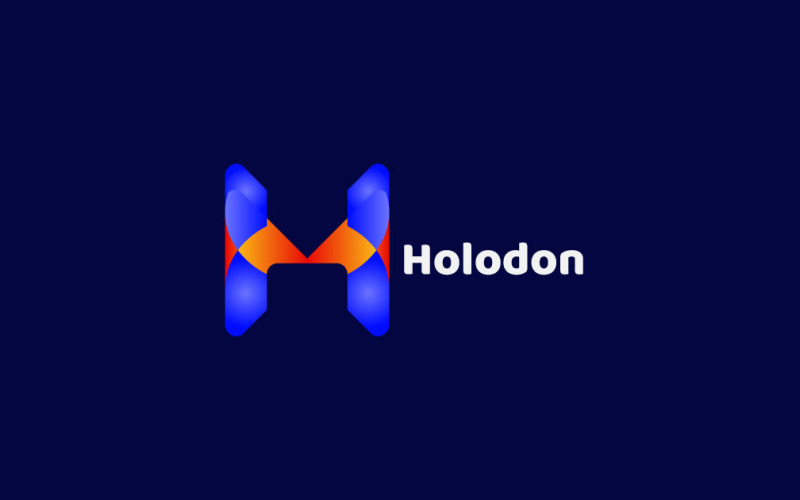 Modèle de logo lettre H