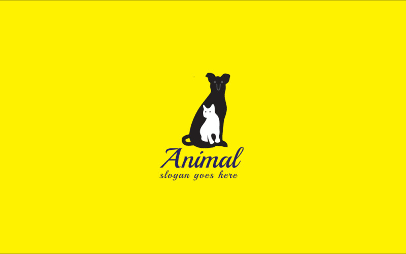 Modello di logo animale