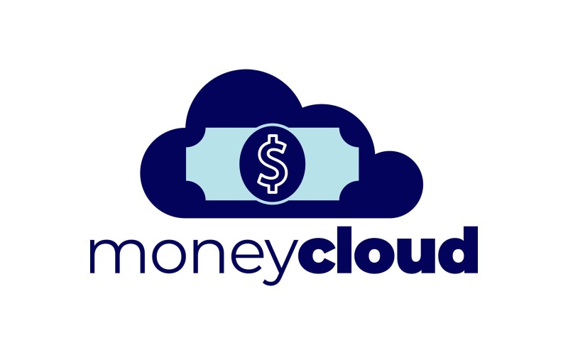 Хмара грошей - професійний дизайн для веб-сайтів електронної комерції шаблон логотипу