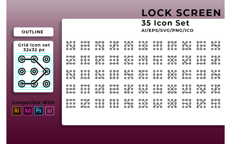 Lock Screen Set Icon