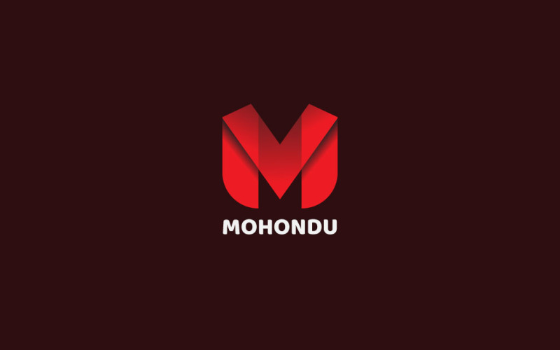 Modello di lettera M Logo