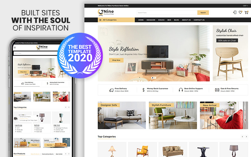 7nine - The Furniture & Interior Premium Shopify Theme