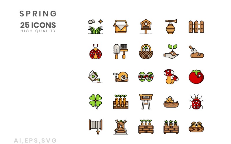 spring Icon Set