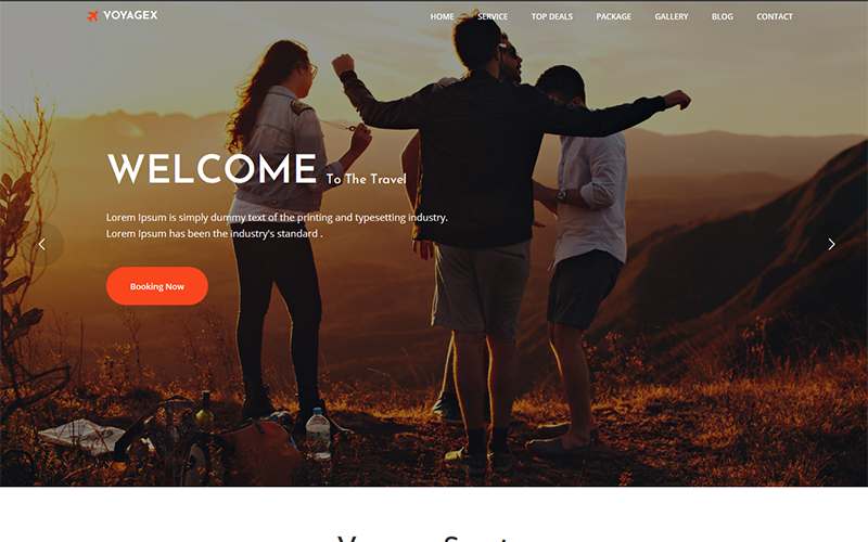 Téma WordPress Voyagex – Tour and Travel Agency