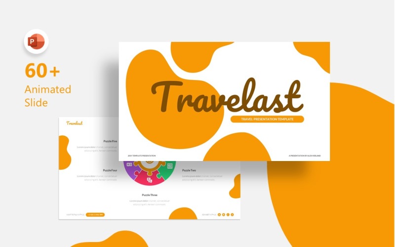 Travelast Holiday Presentation PowerPoint template