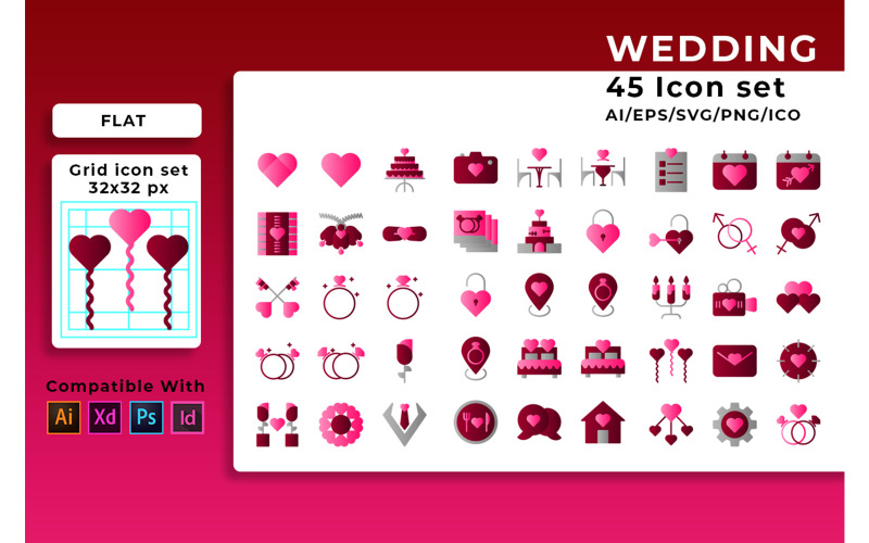 Wedding Set Icon