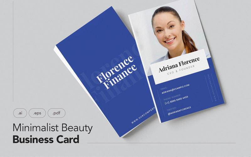Download Фирменный стиль "Professional and Clean Business Card V.10 - Corporate Identity Template" / Professional and Clean Business Card V.10 - Corporate Identity Template - Фирменный стиль на тему графика professional,business,card,minimalist,modern,personal,corporate,company,profile,print,template,identity,clean,beauty