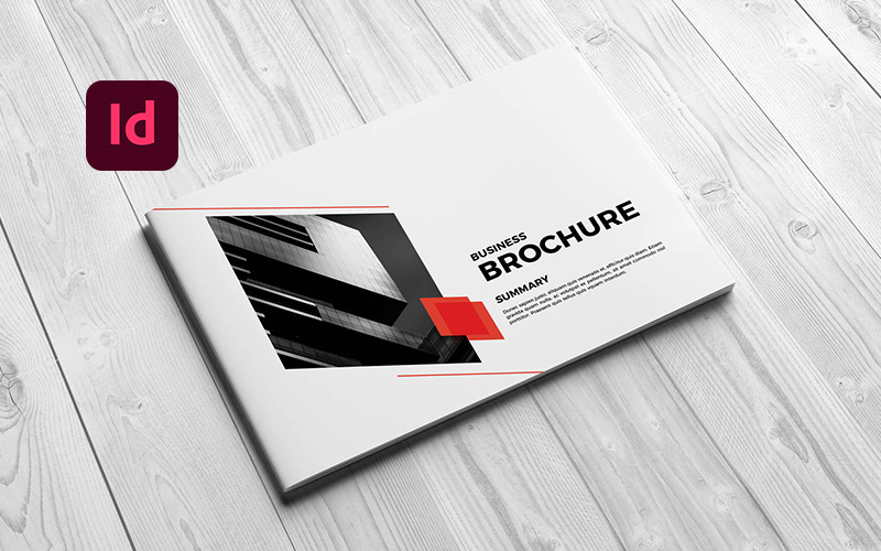 Brochure - Modèle d'identité d'entreprise