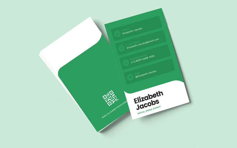 Download Фирменный стиль "Business Card v32 - Corporate Identity Template" / Business Card v32 - Corporate Identity Template - Фирменный стиль на тему графика professional,business,card,minimalist,modern,personal,corporate,company,profile,print,template,identity,clean,beauty