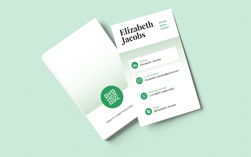 Download Фирменный стиль "Business Card v34 - Corporate Identity Template" / Business Card v34 - Corporate Identity Template - Фирменный стиль на тему графика professional,business,card,minimalist,modern,personal,corporate,company,profile,print,template,identity,clean,beauty