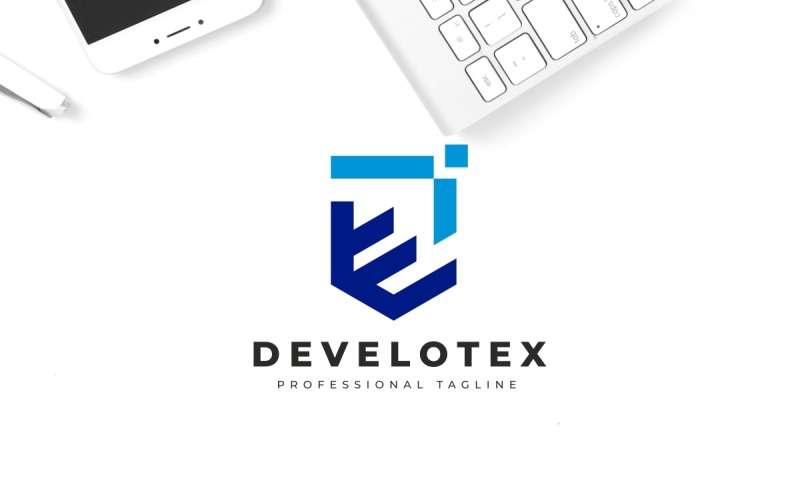 Developer Shield Logo Template