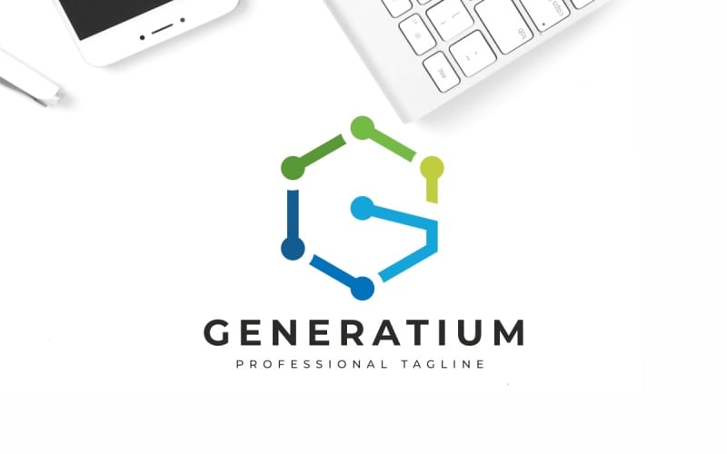 Download Шаблон логотипа "Generatium G Letter Logo Template" / Generatium G Letter Logo Template - Шаблон логотипа на тему графика app,g logo,game,letter,media,modern,software,solution,web,colorful,bold,brand,branding,business,company,creative,design,g letter,grand,great