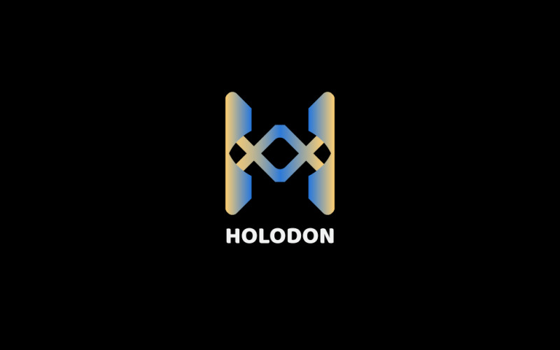 Modèle de logo lettre H
