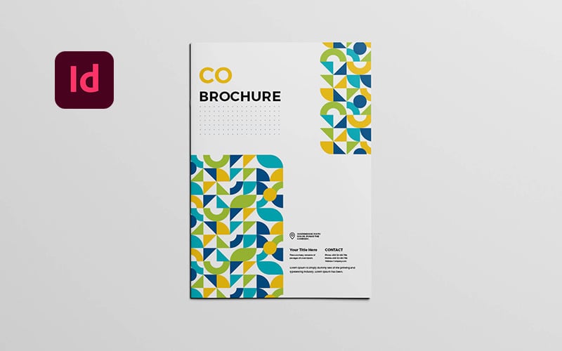Moderní barevná brožura - šablona Corporate Identity