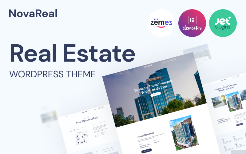 Real Estate Company WordPress theme