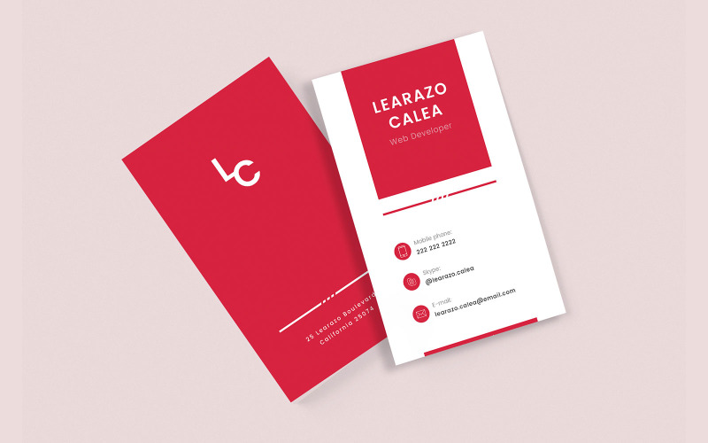 Download Фирменный стиль "Professional Business Card v48 - Corporate Identity Template" / Professional Business Card v48 - Corporate Identity Template - Фирменный стиль на тему графика professional,business,card,minimalist,modern,personal,corporate,company,profile,print,template,identity,clean,beauty