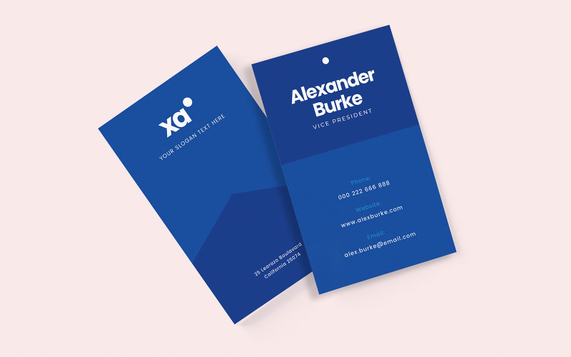 Professional Business Card v50 - Corporate Identity Template
