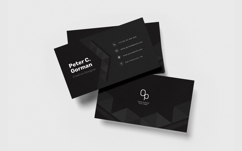 Professional business card v62 - Corporate Identity Template