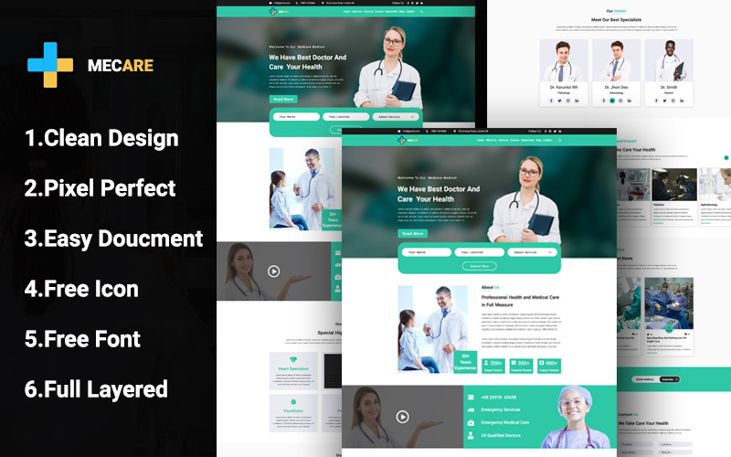 Szablon Mecare Medical PSD