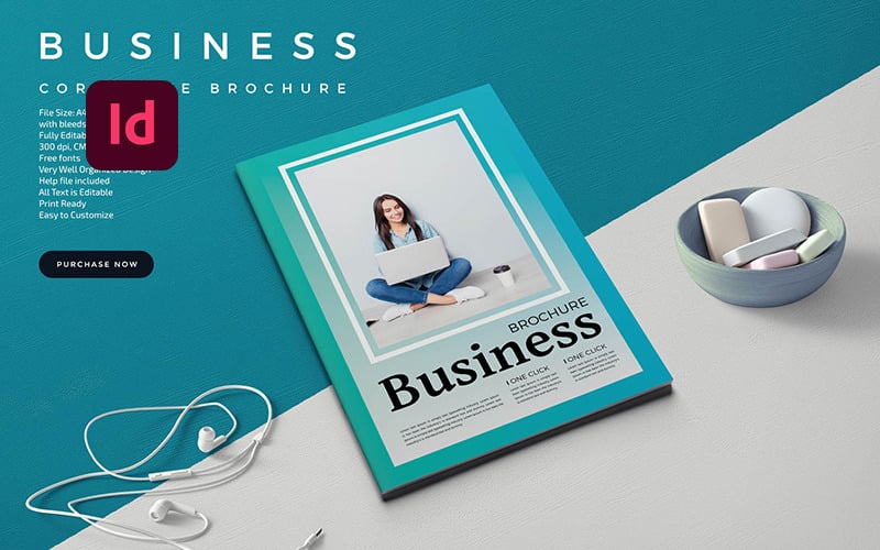 Brochure aziendale 28 pagine Magazine modello
