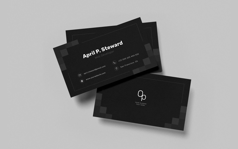 Download Фирменный стиль "Professional business card v57 - Corporate Identity Template" / Professional business card v57 - Corporate Identity Template - Фирменный стиль на тему графика professional,business,card,minimalist,modern,personal,corporate,company,profile,print,template,identity,clean,beauty
