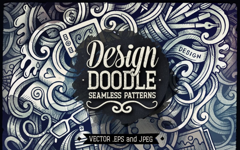 Design Graphics Doodles Seamless Pattern