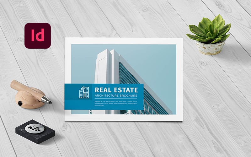Download Фирменный стиль "A5 Realestate/Architecture Brochure - Corporate Identity Template" / A5 Realestate/Architecture Brochure - Corporate Identity Template - Фирменный стиль на тему графика a4,annual,annual report,business,business catalog,catalog,catalog template,catalogs,catalogue template,chart,charts,clean,corporate,customizable,customize,design,elegant,indesign,infographic,