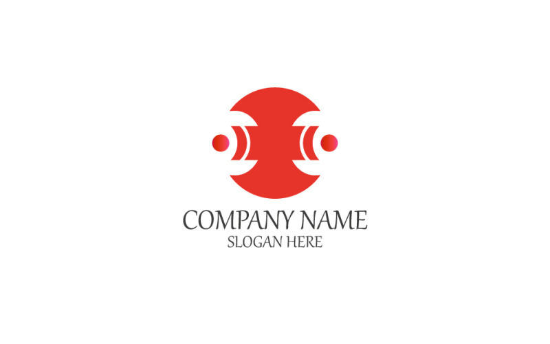 Kurumsal İş Şirketi Logo Şablonu