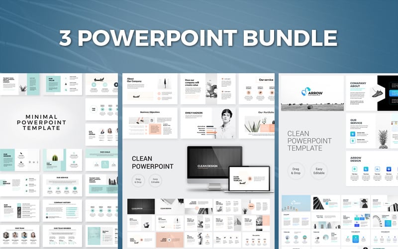 Šablona PowerPoint Business Presentation Bundle