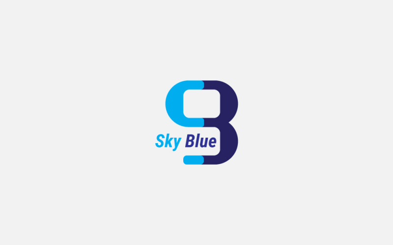 Letter S+B Logo Template