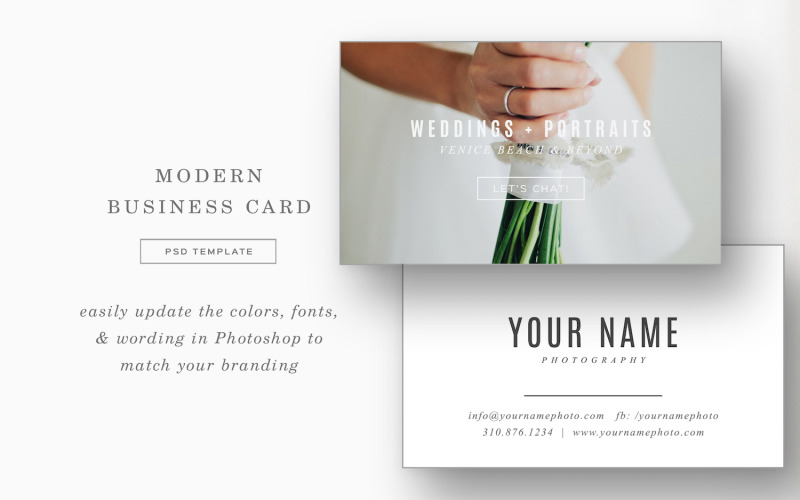 Download Фирменный стиль "Photographer Business Card - Corporate Identity Template" / Photographer Business Card - Corporate Identity Template - Фирменный стиль на тему графика photographer,business,card,template,psd,photoshop,photography,modern,chic,boutique,business,identity,calling