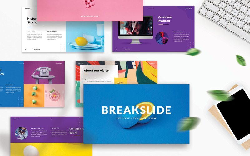 Veronica - Creative Business Template Google Slides